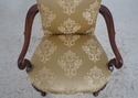 L74466: Pair Of SOUTHWOOD Damask Upholstered Open 