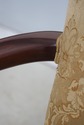 L74466: Pair Of SOUTHWOOD Damask Upholstered Open 