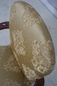 L74466: Pair Of SOUTHWOOD Damask Upholstered Open 