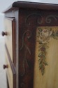 L74405: Pair Of Venetian Paint Decorated 2 Drawer 