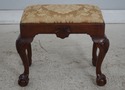 74430: KITTINGER Chippendale Claw Foot Mahogany Ot