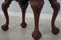 74430: KITTINGER Chippendale Claw Foot Mahogany Ot