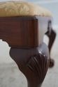 74430: KITTINGER Chippendale Claw Foot Mahogany Ot