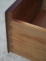 74381: Pair Of DURHAM Cherry 3 Drawer Nightstands