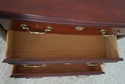 74381: Pair Of DURHAM Cherry 3 Drawer Nightstands