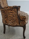 74449: Pair Of Cheetah Print Louis XVI Style Berge