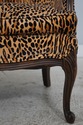 74449: Pair Of Cheetah Print Louis XVI Style Berge