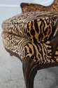 74449: Pair Of Cheetah Print Louis XVI Style Berge