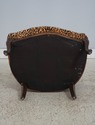 74449: Pair Of Cheetah Print Louis XVI Style Berge