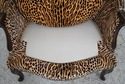 74449: Pair Of Cheetah Print Louis XVI Style Berge