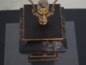 F74338: Pair BRADBURN Chinoiserie Decorated Table 