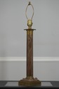 F74453: PAUL HANSEN Vintage Brass & Faux Marble Ta