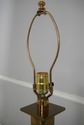 F74453: PAUL HANSEN Vintage Brass & Faux Marble Ta