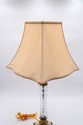***WHITE F69606: Pair Of Neoclassical Column Cryst