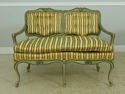 56824EC: Pair Venetian Paint Decorated Upholstered