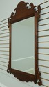 56817EC: STICKLEY Chippendale Mahogany Beveled Gla