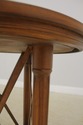 56062EC: Round Neoclassical Walnut Lamp Table