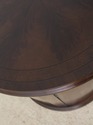 L55993EC: EJ VICTOR Round Mahogany Lamp Table Cabi