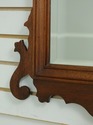 56817EC: STICKLEY Chippendale Mahogany Beveled Gla