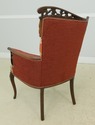 56809EC: Pair French Style Fireside Parlor Chairs 