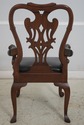 L69731: Set of 10 EJ VICTOR Georgian Mahogany Scro