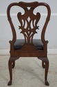 L69731: Set of 10 EJ VICTOR Georgian Mahogany Scro