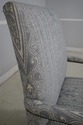 L69735: Chinese Chippendale Damask Upholstered Ope