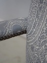 L69735: Chinese Chippendale Damask Upholstered Ope