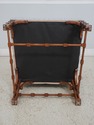 L69735: Chinese Chippendale Damask Upholstered Ope