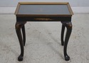 F69747: Vintage Chinoiserie Decorated Glass Top Oc