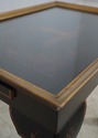 F69747: Vintage Chinoiserie Decorated Glass Top Oc