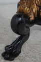 L69754: Italian Regency Round Black & Gold Inlaid 
