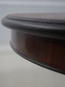 L69754: Italian Regency Round Black & Gold Inlaid 