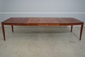 F65385EC: STICKLEY Cherry Dining Room Table w. 3 L