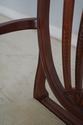 F65294EC: Pair BAKER Shield Back Mahogany Armchair