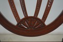 F65294EC: Pair BAKER Shield Back Mahogany Armchair