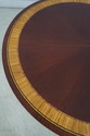 L65307EC: BAKER Round Banded Mahogany Dining Room 