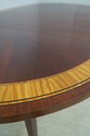 L65307EC: BAKER Round Banded Mahogany Dining Room 