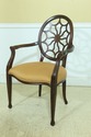 53876EC: Pair Adam Style Web Back Armchairs