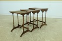 54033EC: STATTON Solid Cherry 3 Stack Nesting Tabl