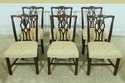 L53931EC: Set Of 8 KINDEL Chippendale Mahogany Din