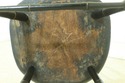 F54110EC: Antique Early 19th C. Black Windsor Side