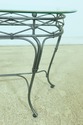 33359EC: Iron Base Glass Top Console Sofa Table