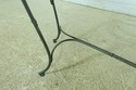 33359EC: Iron Base Glass Top Console Sofa Table