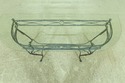 33359EC: Iron Base Glass Top Console Sofa Table