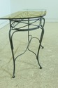 33359EC: Iron Base Glass Top Console Sofa Table