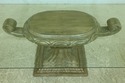 LF33361EC: Modern Urn Base Design Beveled Glass Di