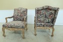 32400EC: Pair French Louis XV Style Distressed Fin