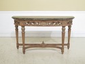 L48518EC: French Louis XVI Style Marble Top Consol