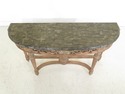 L48518EC: French Louis XVI Style Marble Top Consol